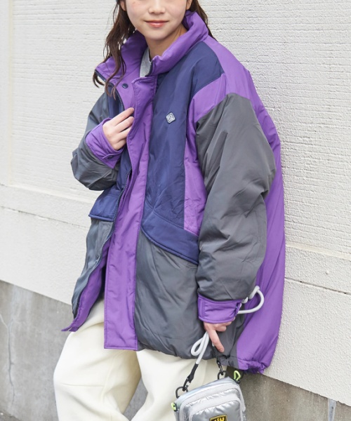 【秋冬新作】ナイロン 中綿 モンスター ジャケット