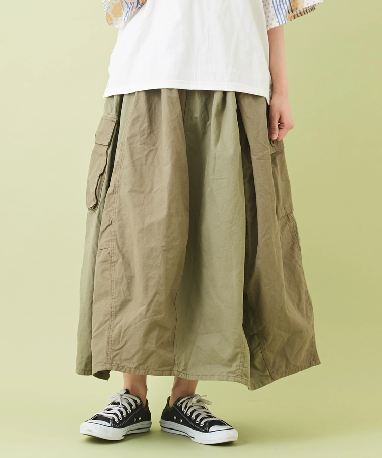 Web限定 リメイク バルーン カーゴスカート ファッション通販サイトのcube Sugar キューブシュガー