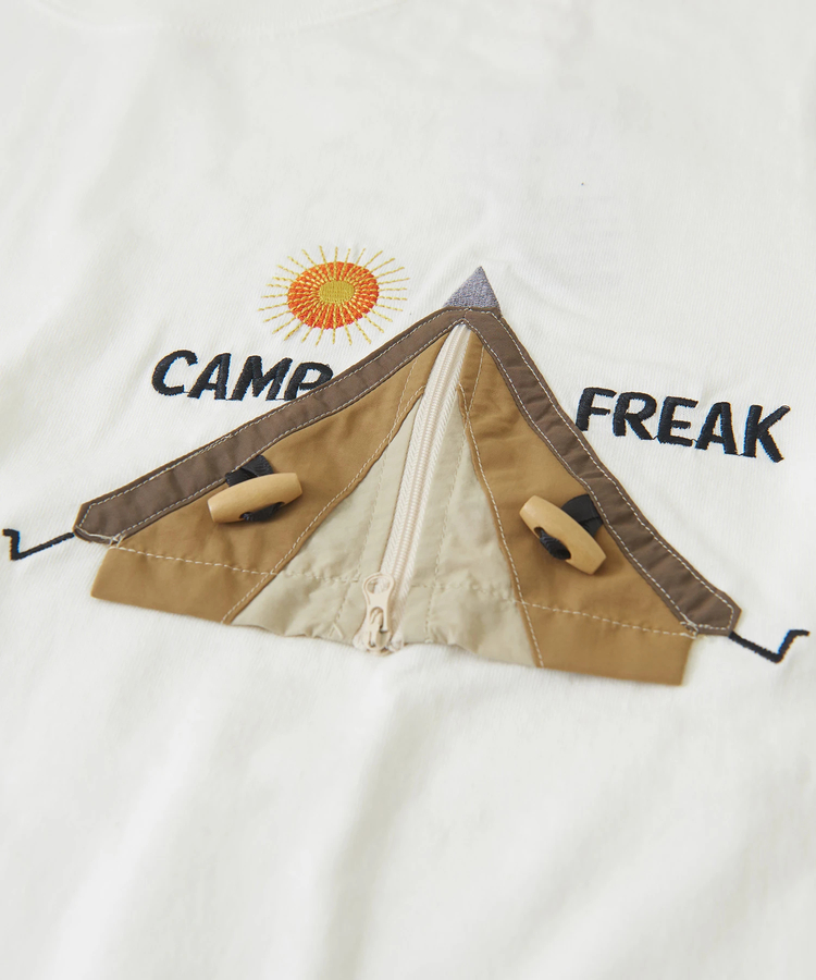CUBE SUGAR(キューブシュガー) |WEB限定 USコットン BEER POTATO テント キャンプ アウトドア ポケット付きTシャツ ユニセックス