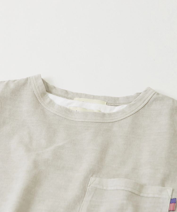CUBE SUGAR(キューブシュガー) |WEB限定 2点セット USコットン ピグメント 脇切替 Tシャツ タンクトップ