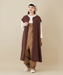 WEB限定 ニット ロングジレ