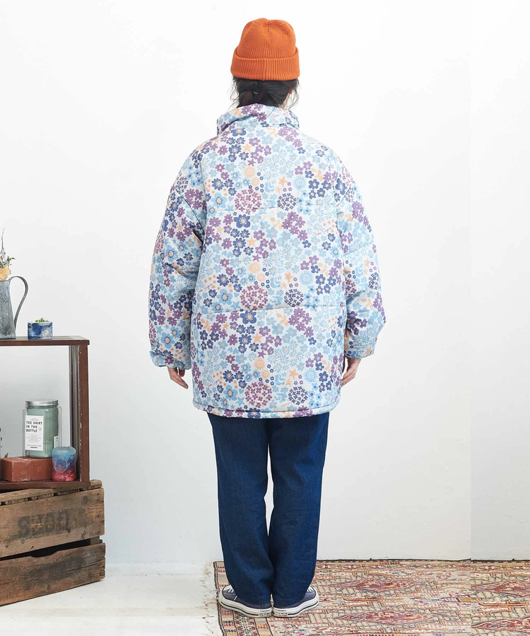 総柄中綿スタンドカラージャケット｜ファッション通販サイトのCUBE
