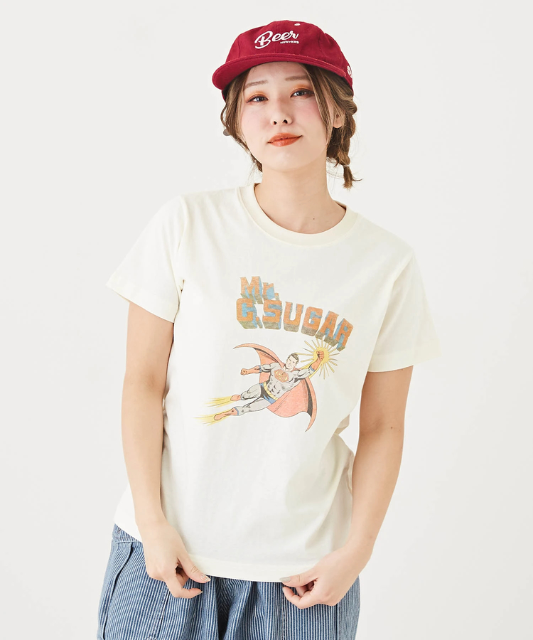 OE天竺 ヒーロー プリント Tシャツ｜ファッション通販サイトのCUBE 