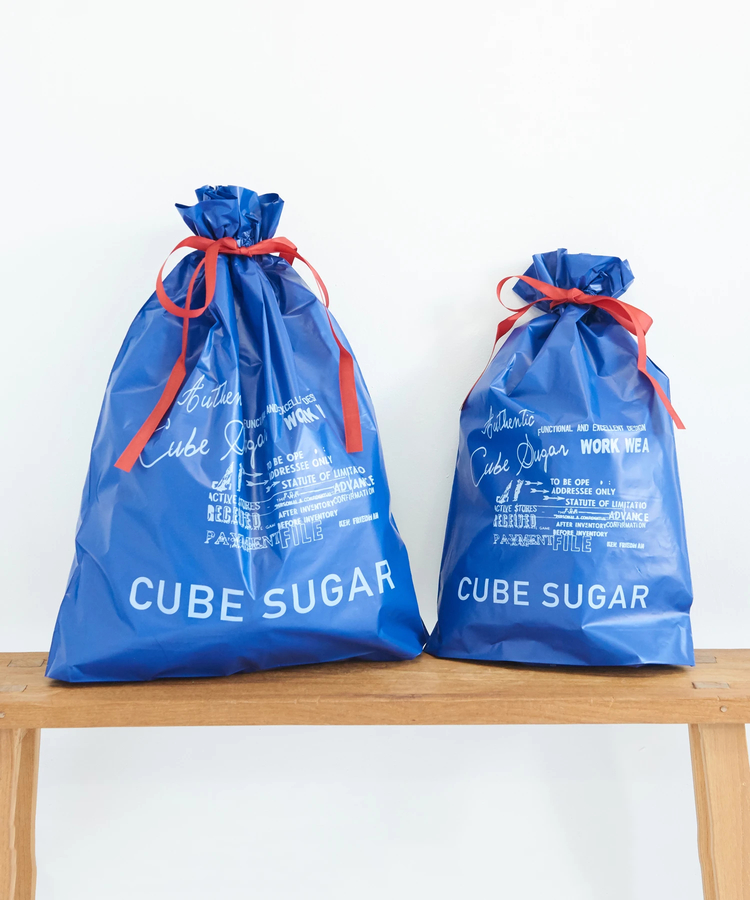 CUBE SUGAR(キューブシュガー) |ラッピング(青)