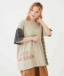 WEB限定 OE天竺 カットソー ボーダー 切替 プリント Tシャツ ユニセックス