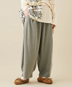 WEB限定 OE天竺 カットソー ピグメント加工 リラックスパンツ