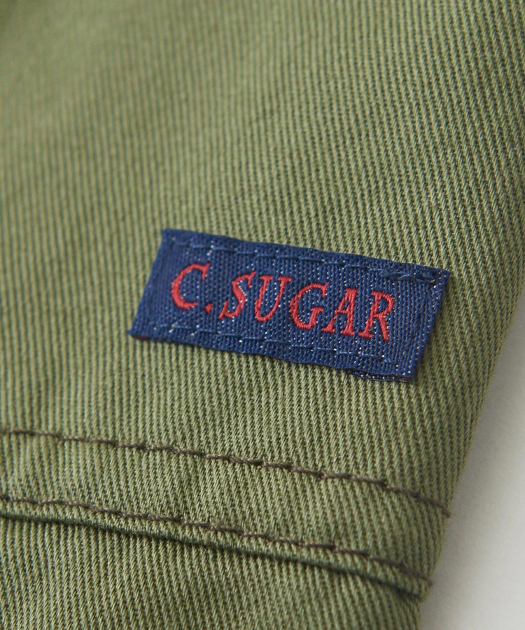 CUBE SUGAR(キューブシュガー) |無地 綿 ツイル サロペットスカート