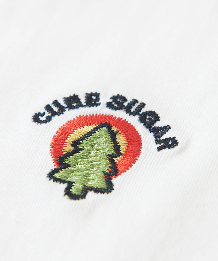CUBE SUGAR(キューブシュガー) |天竺 カットソー アウトドア 刺繍 Tシャツ