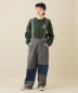 WEB限定 コーデュロイ ミックス デニム サロペット パンツ