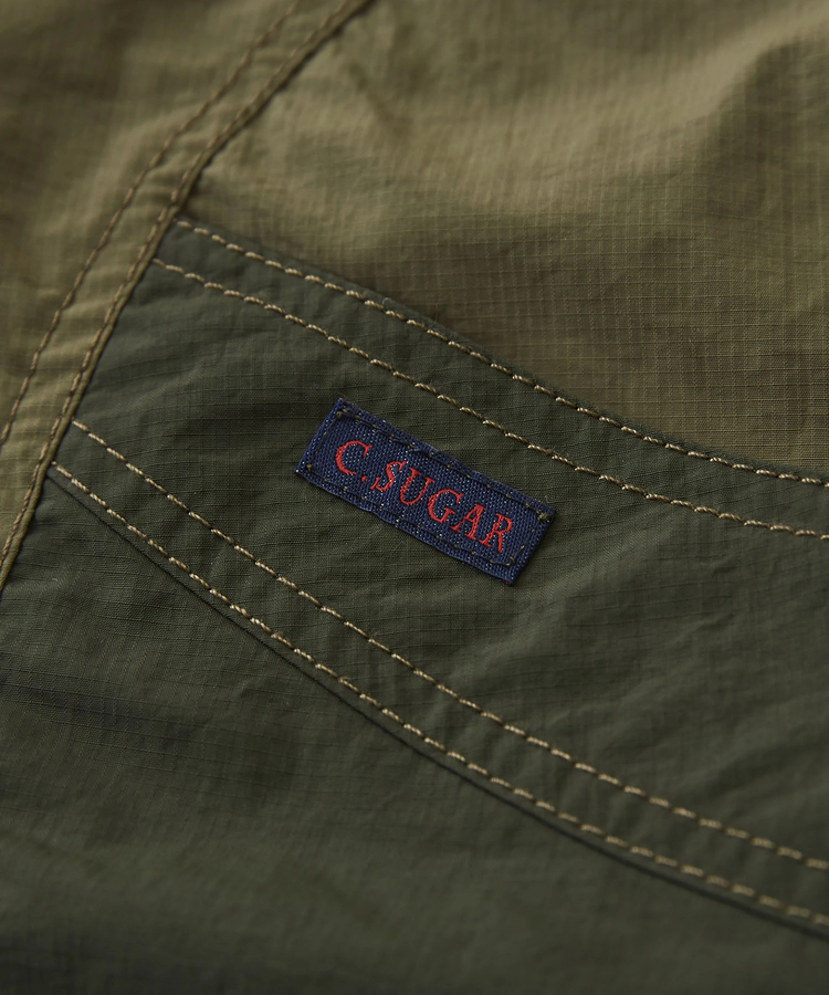 CUBE SUGAR(キューブシュガー) |ナイロン リップストップ サークル ポケット ジャケット