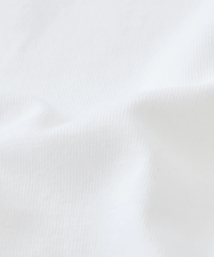 CUBE SUGAR(キューブシュガー) |コットン カットソー ハードウォッシュ ロゴプリント Tシャツ