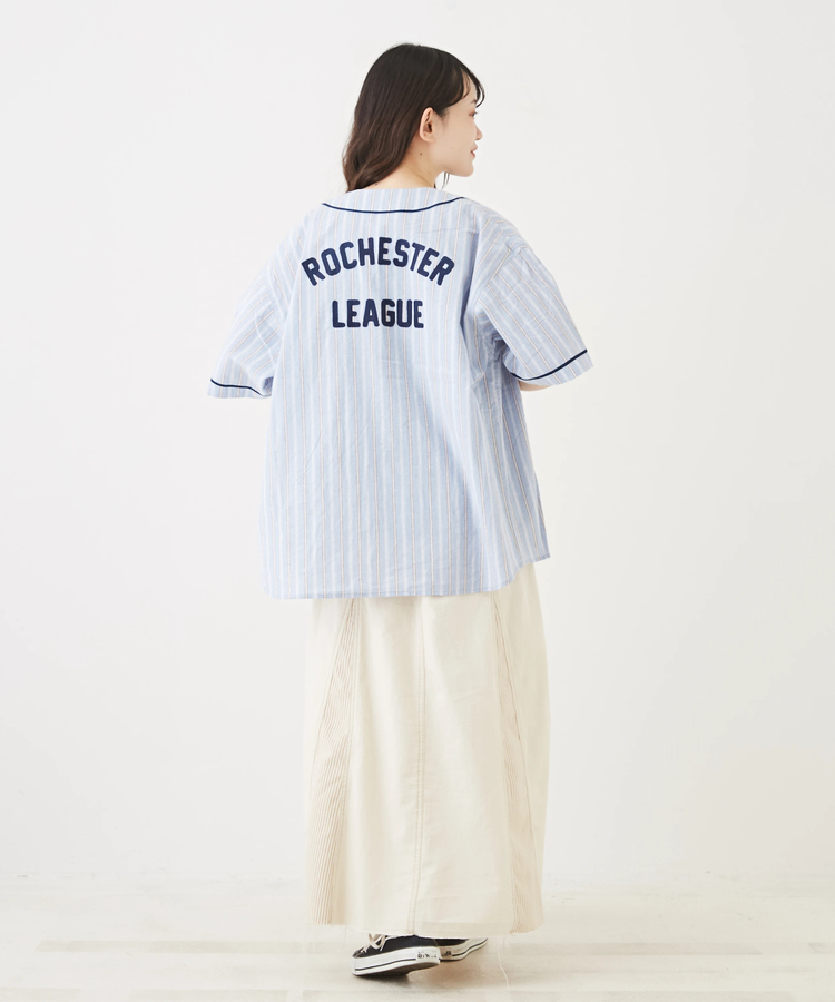 ストライプ ベースボール シャツ｜ファッション通販サイトのCUBE SUGAR 