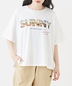 CUBE SUGAR(キューブシュガー)通販 | コットン カットソー インクジェット ロゴプリント Tシャツ