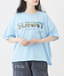 CUBE SUGAR(キューブシュガー)通販 | コットン カットソー インクジェット ロゴプリント Tシャツ