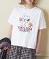 CUBE SUGAR(キューブシュガー)通販 | PEANUTS ( ピーナッツ ) スヌーピー OE天竺 パウダー加工 プリント Tシャツ