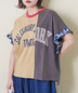 CUBE SUGAR(キューブシュガー)通販 | パウダー加工 リメイク風 袖口 フリル Tシャツ