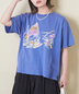 CUBE SUGAR(キューブシュガー)通販 | OE天竺 パウダー加工 ヨット柄 ビッグ Tシャツ