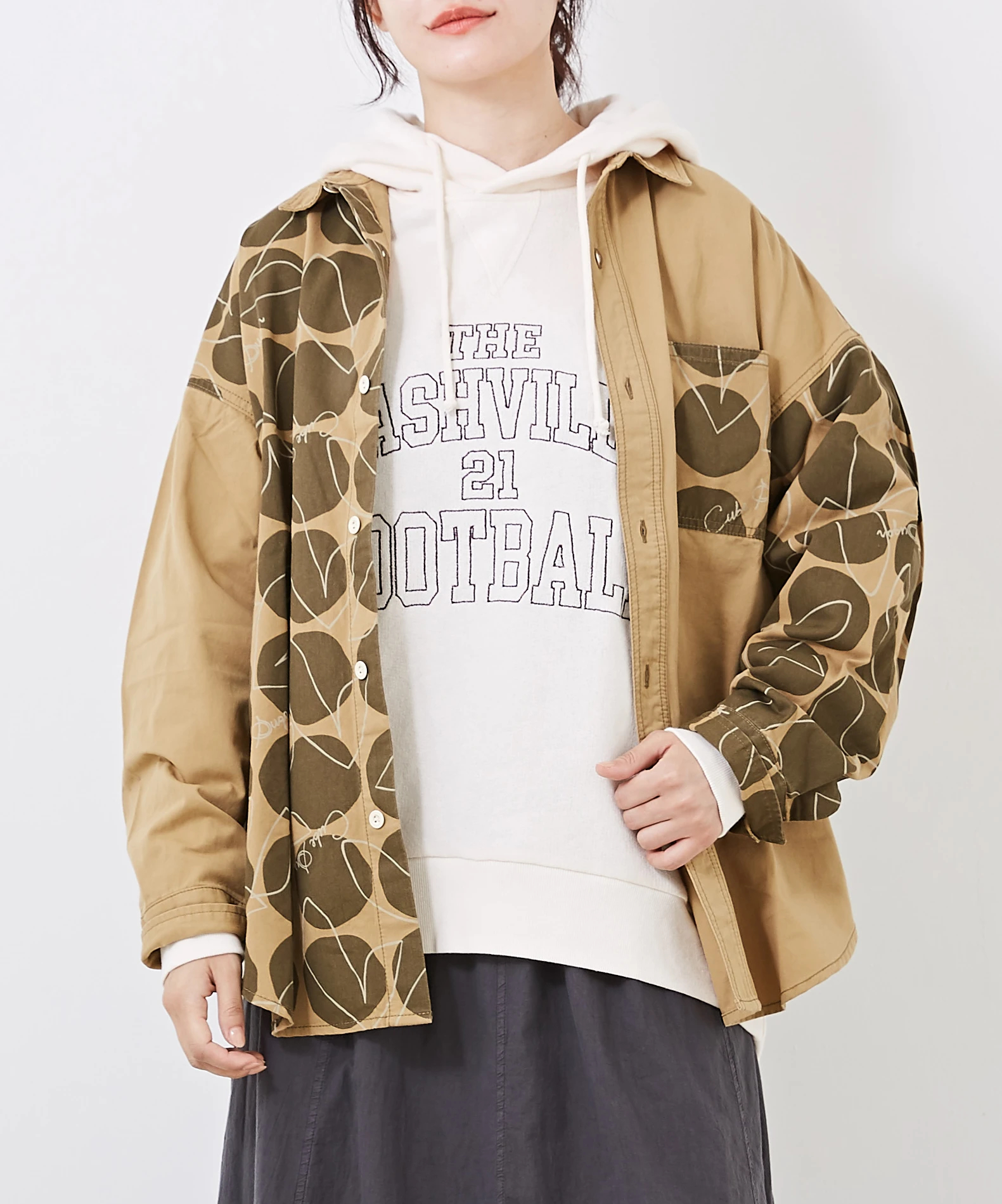 BUBBLES　プリントビジュパーカー 楽天市場】フーディ / CUBE SUGAR ヘビー裏毛 ラインリブ