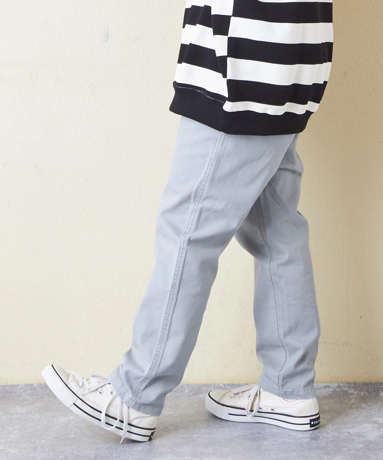 会員様限定セール除外商品】微起毛 ツイル らくしゅっと パンツ
