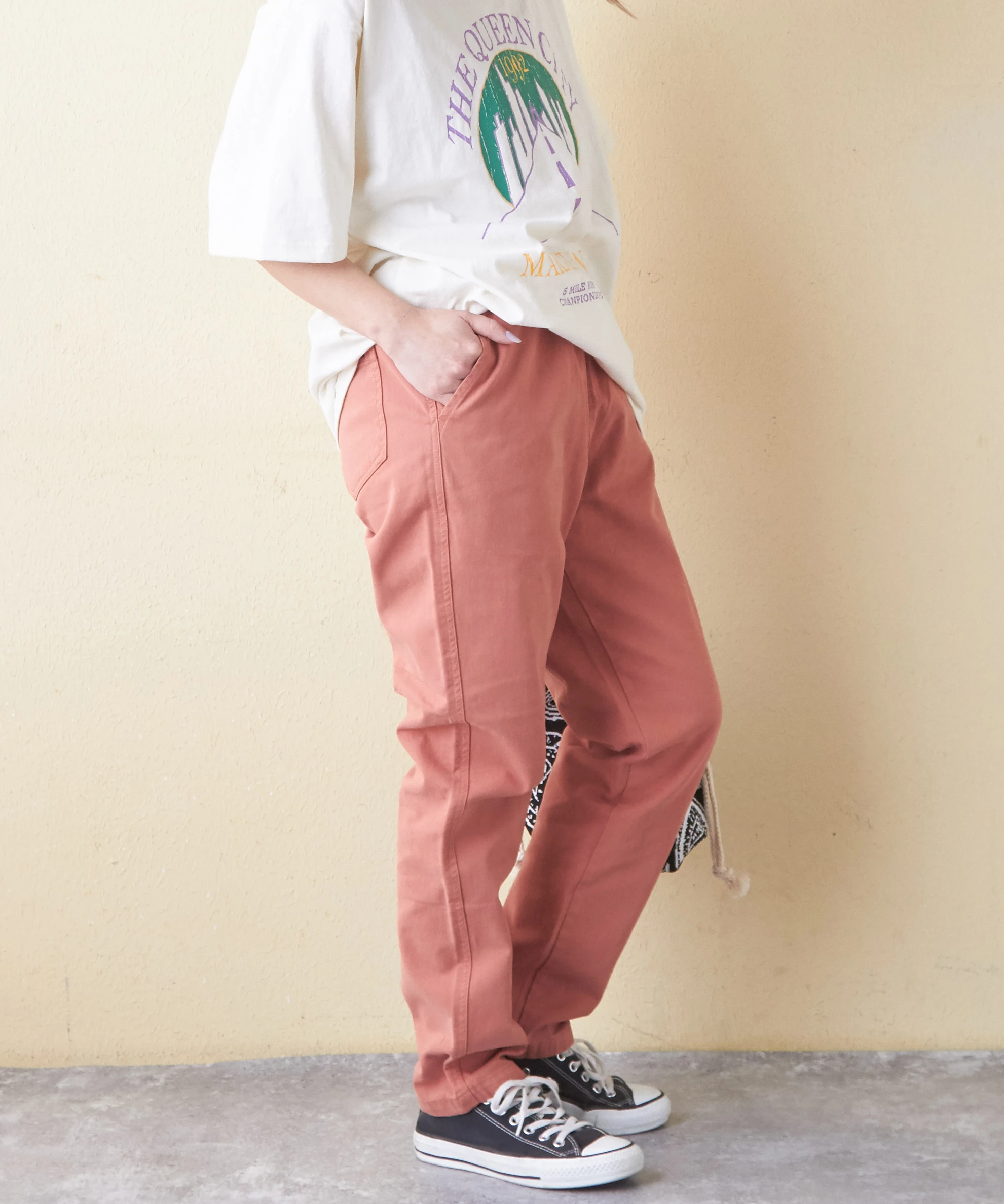 微起毛 ツイル らくしゅっと パンツ｜ファッション通販サイトの