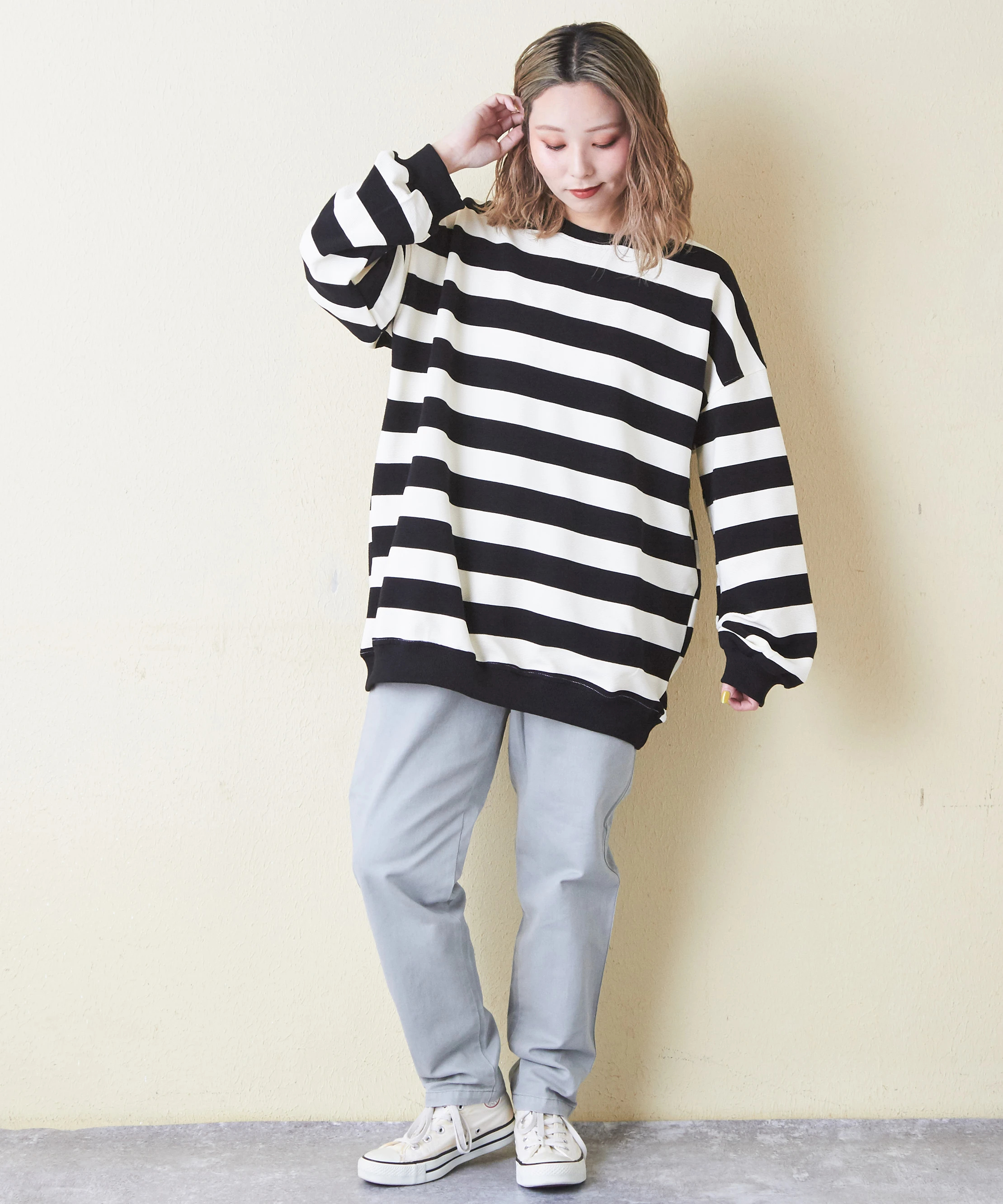 毛ばみあり　Mサイズ 20/10 パシフィック裏毛 G[007S0052015] | STYLEM FABRIC STORE