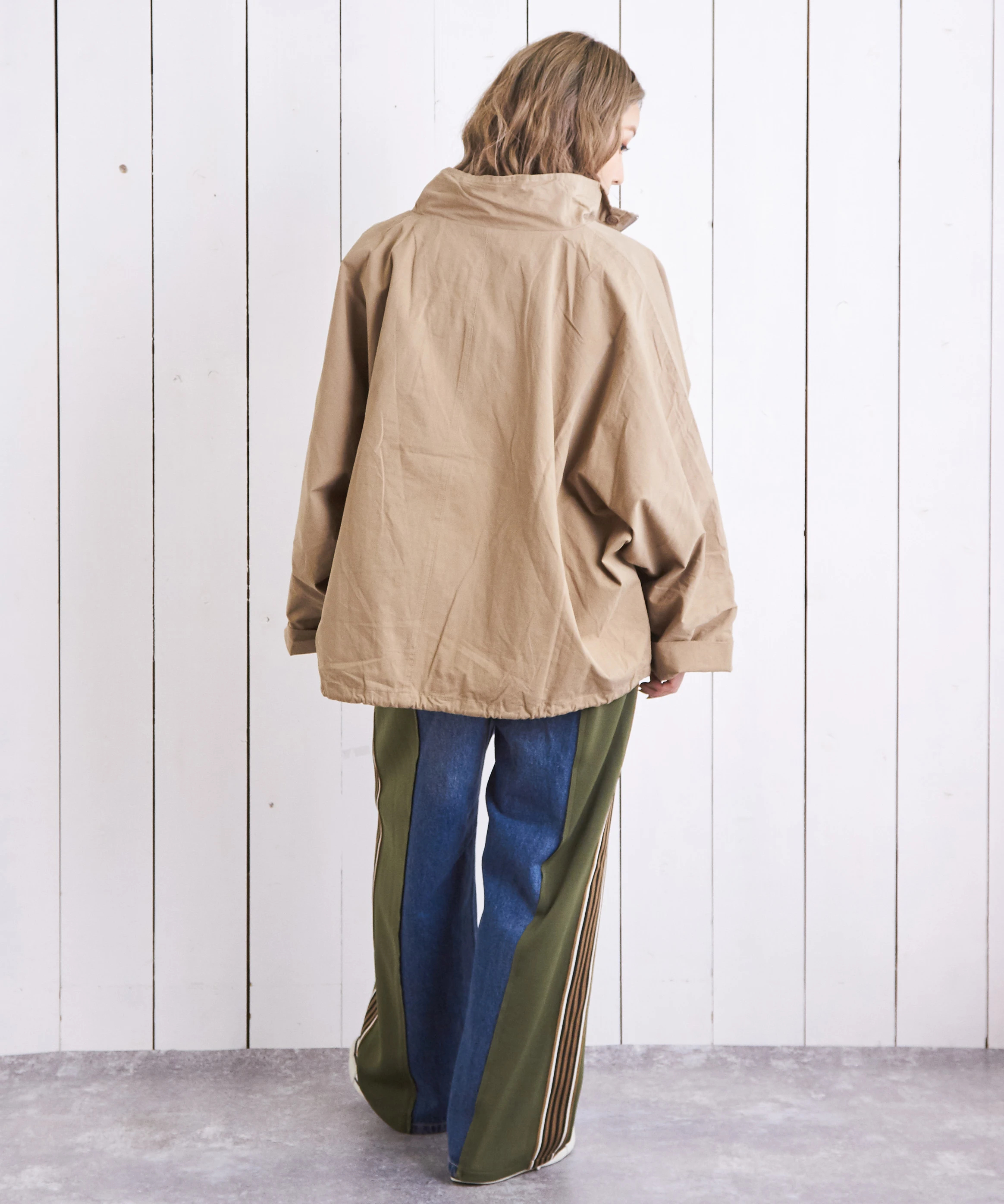 デニム × ジャージ リメイク風 パンツ｜ファッション通販サイト