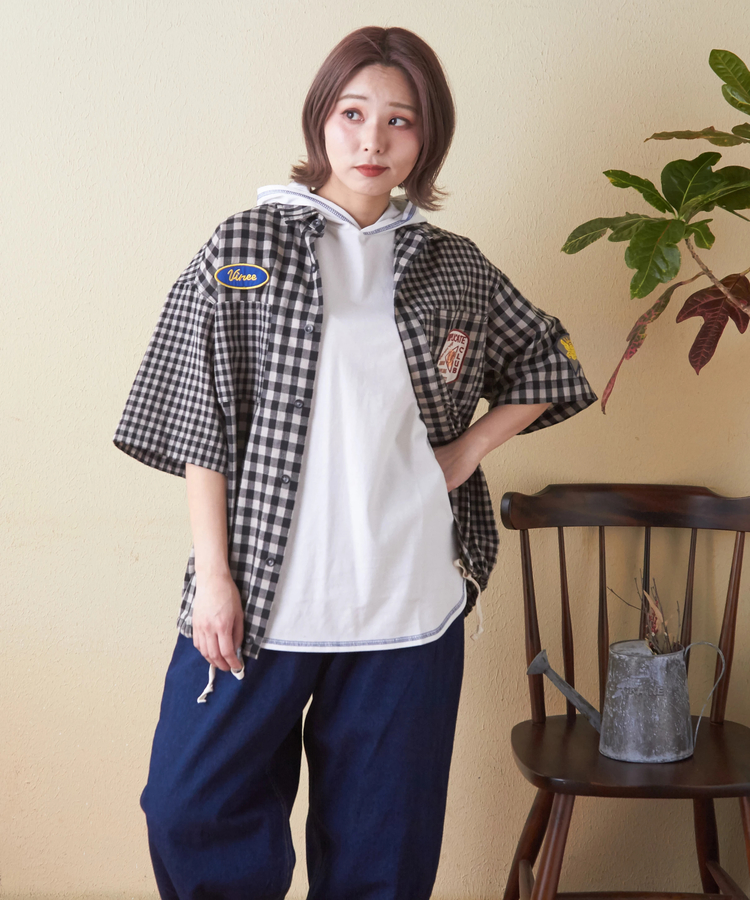 CUBE SUGAR(キューブシュガー) |20/-天竺 カットソー 無地 フーディ タンクトップ