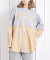 CUBE SUGAR(キューブシュガー)通販 | 20/-OE天竺 カットソー ×シャツ リメイク風 プルオーバー