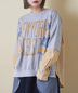 CUBE SUGAR(キューブシュガー)通販 | 20/-OE天竺 カットソー × シャツ リメイク風 ビッグ プルオーバー