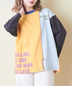 CUBE SUGAR(キューブシュガー)通販 | スラブ天竺 カットソー 8分袖 フロント スリット Tシャツ
