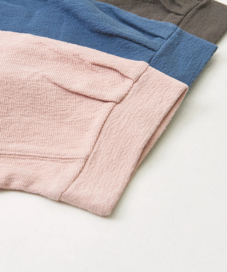 CUBE SUGAR(キューブシュガー) |ソフト インレイ 袖口タック ドルマンスリーブ Tシャツ