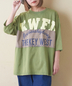CUBE SUGAR(キューブシュガー)通販 | 21/-OE天竺 カットソー パウダー加工 切替 ビッグ Tシャツ