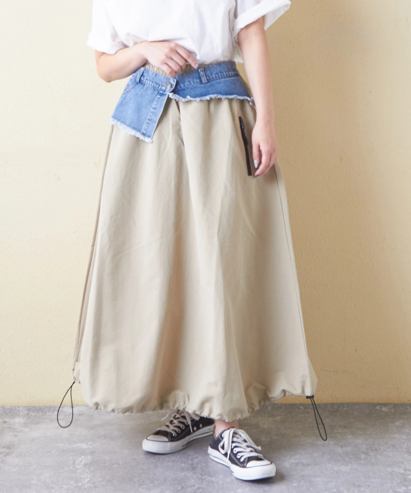 【GEMINI】ドロストデニムスカート GEMINI】ドロストデニムスカート（GEMINI）｜ルミネの