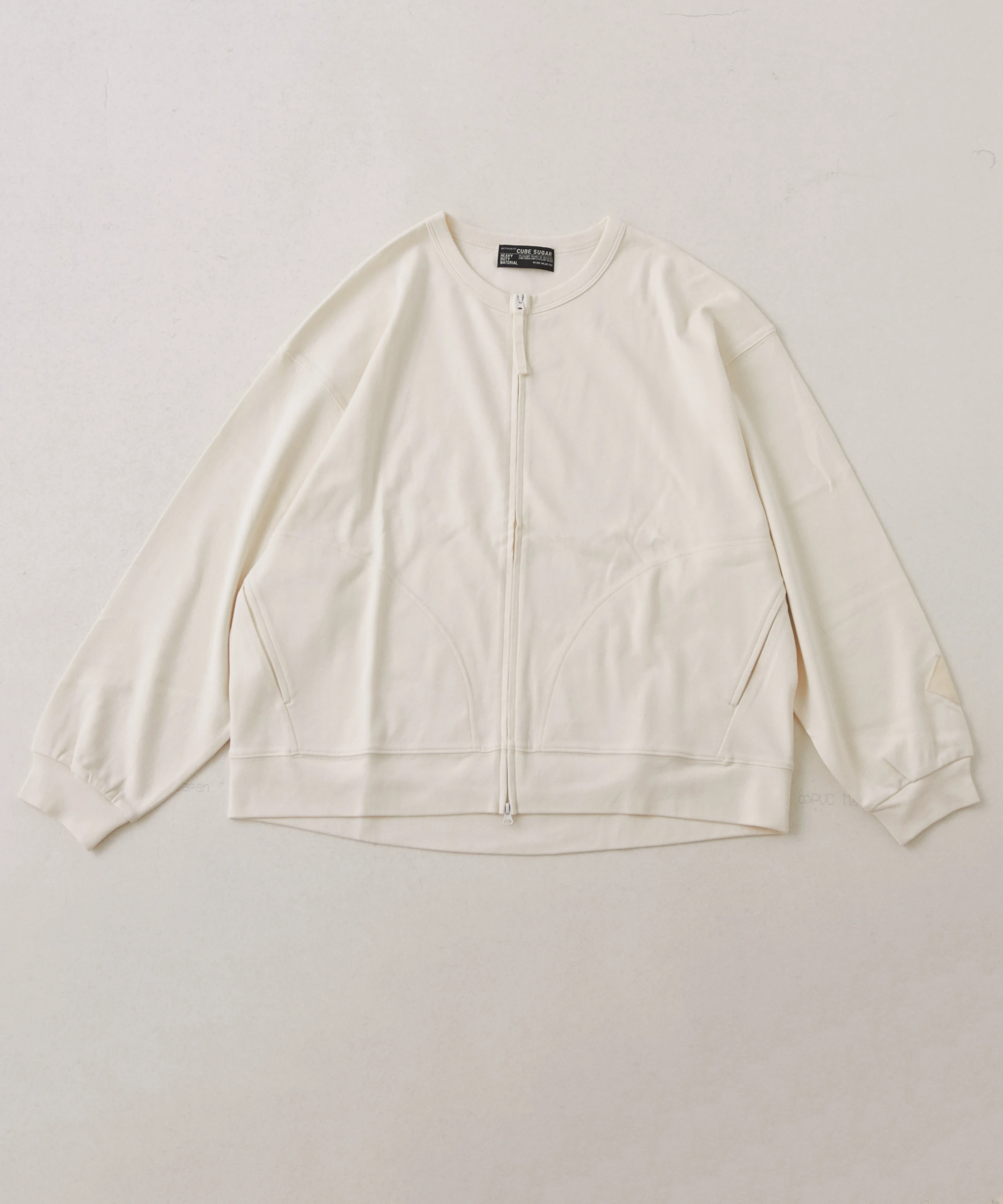 40スムース UVカット ダブルジップ カーディガン｜ファッション