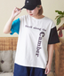 CUBE SUGAR(キューブシュガー)通販 | 21/-OE天竺 ハードウォッシュ ロゴプリント Tシャツ
