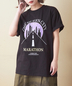 CUBE SUGAR(キューブシュガー)通販 | 21/-OE天竺 ハードウォッシュ グラフィックロゴ ビッグ Tシャツ
