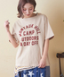 CUBE SUGAR(キューブシュガー)通販 | 21/-天竺 カギ針ニット 重ね着風 Tシャツ