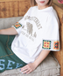 CUBE SUGAR(キューブシュガー)通販 | 21/-天竺 × カギ針ニット モチーフ Tシャツ