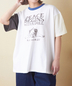 CUBE SUGAR(キューブシュガー)通販 | 26/-OE天竺 アニマル柄 ロゴプリント Tシャツ