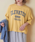 CUBE SUGAR(キューブシュガー)通販 | 26/-OE天竺 パウダー加工 フリル付 ビッグ Tシャツ