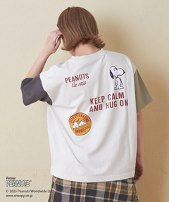 PEANUTS ( ピーナッツ ) 21/-OE天竺 スヌーピー Tシャツ