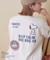 PEANUTS ( ピーナッツ ) 21/-OE天竺 スヌーピー Tシャツ