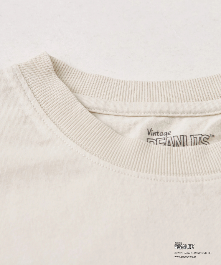 CUBE SUGAR(キューブシュガー) |PEANUTS ( ピーナッツ ) 21/-OE天竺 スヌーピー ビッグTシャツ