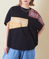 CUBE SUGAR(キューブシュガー)通販 | 26/-OE天竺 × バンダナ リメイク風 切替 ドルマンスリーブ Tシャツ