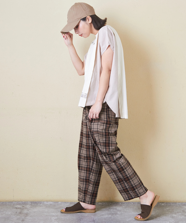 CUBE SUGAR(キューブシュガー) |32/-OE天竺 × シャンブレー ヤッコ Tシャツ