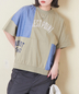 CUBE SUGAR(キューブシュガー)通販 | 32/-OE天竺 × シャンブレー 裾リブ Tシャツ