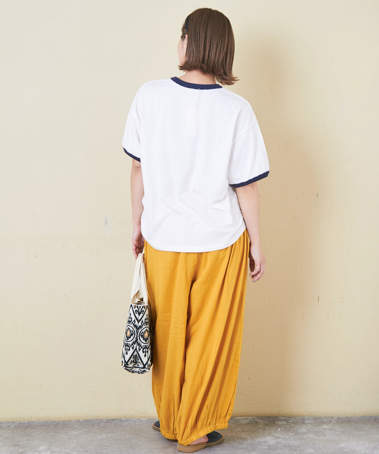 CUBE SUGAR(キューブシュガー) |30/-天竺 片染 リンガーTシャツ