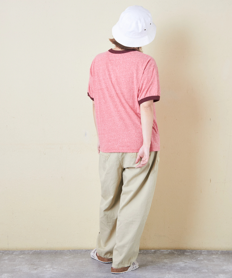 CUBE SUGAR(キューブシュガー) |30/-天竺 片染 リンガーTシャツ