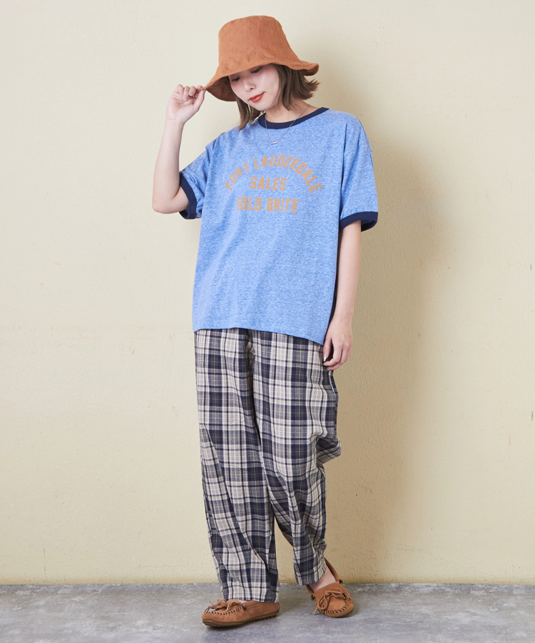 CUBE SUGAR(キューブシュガー) |30/-天竺 片染 リンガーTシャツ