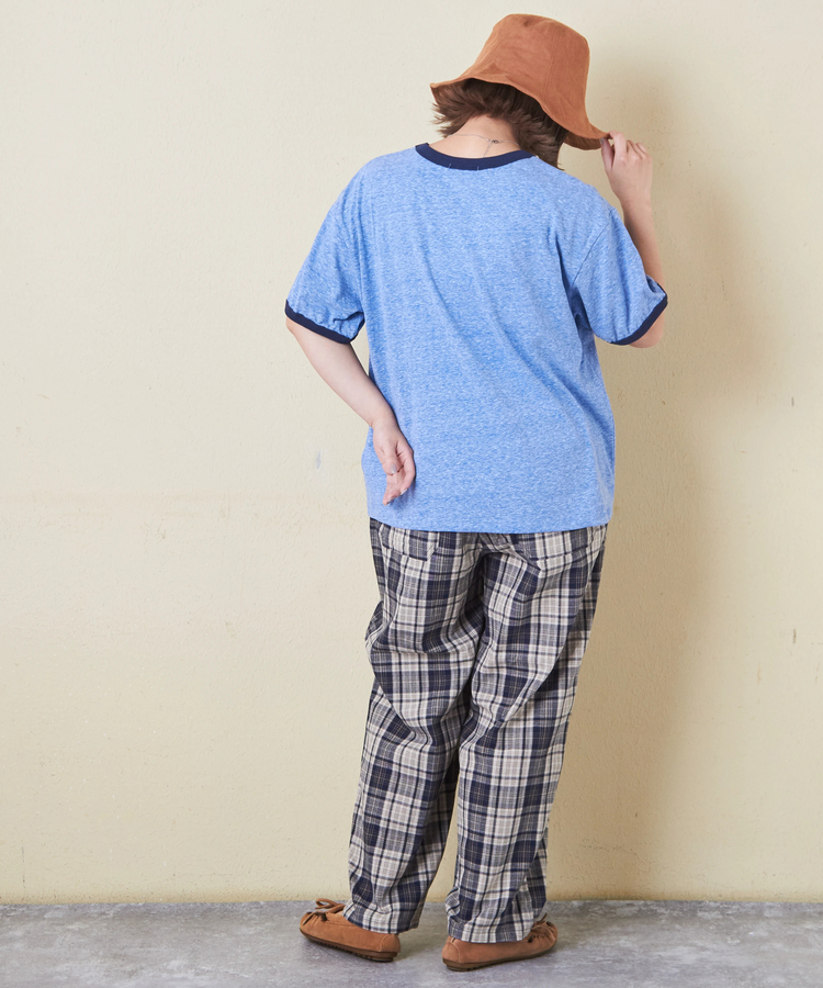 CUBE SUGAR(キューブシュガー) |30/-天竺 片染 リンガーTシャツ